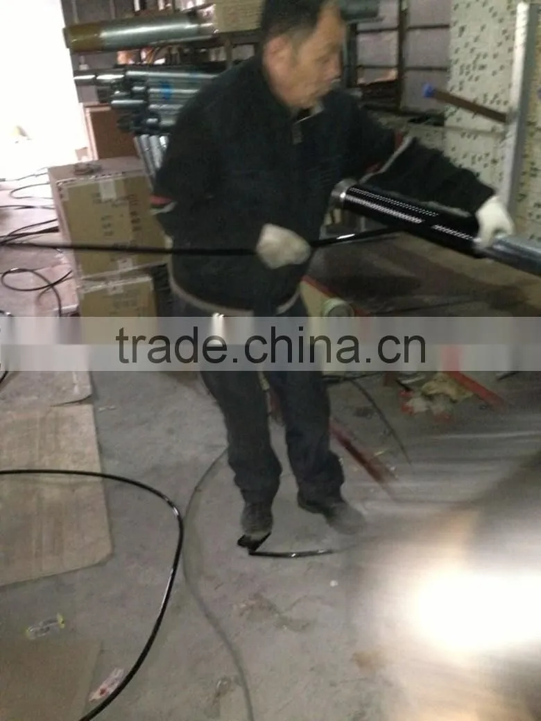 7/16" Black Coil Water Tube With 3/4'' N.H.75 Fitting Ends,Pneumatic fitting