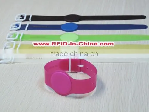 T5577/TK4100 RFID Green Wristbands for Festival Events/Party