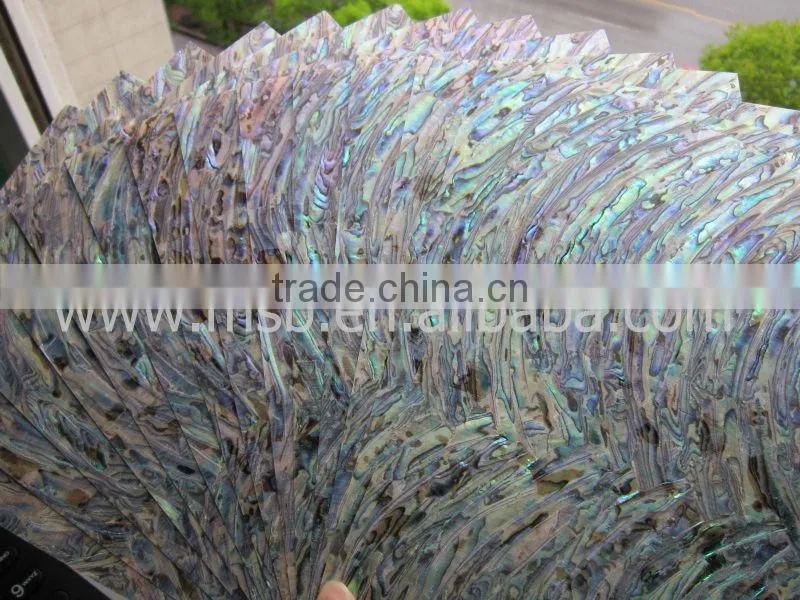 Thick New Zealand green abalone shell paper self-adhesive shell paper ,shell laminate