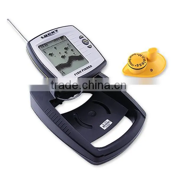 2-in-1 Portable Wireless Boat Fish Finder Sonar Sensor Contour Alarm Fishfinder