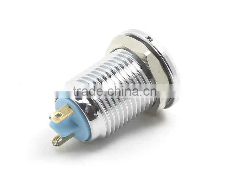12mm metal indicator 220v pilot lamp GQ12C-D