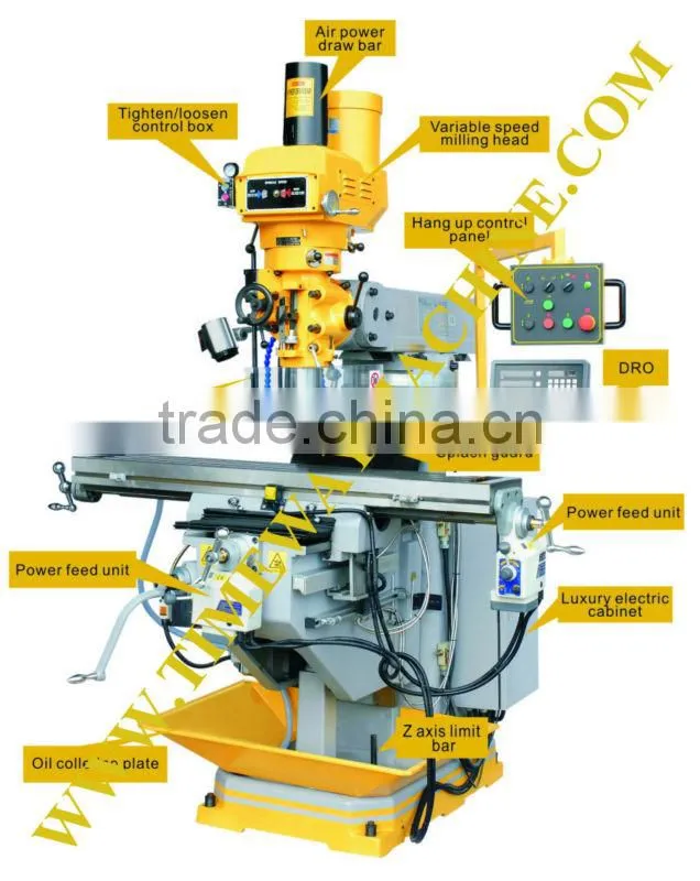 Wholesale Universal Turret milling machine / Vertical turret milling machine