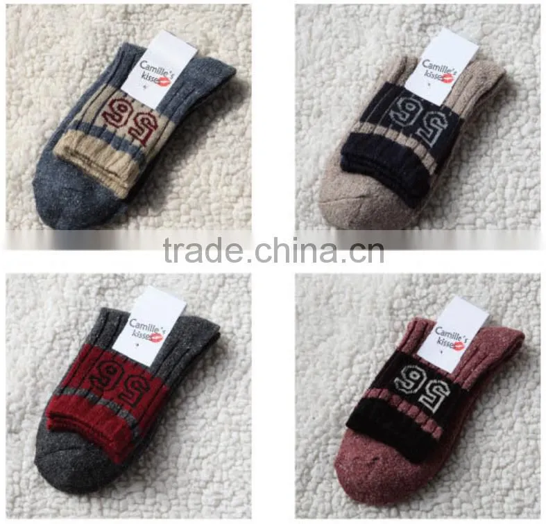 Oskate woman sports sock, knitted cotton woman sock