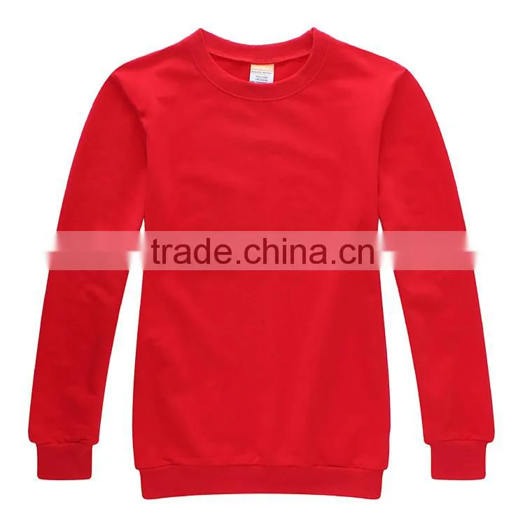 2015 new sublimation round collar cheap fabric sweater for man women kids sweater wholesale