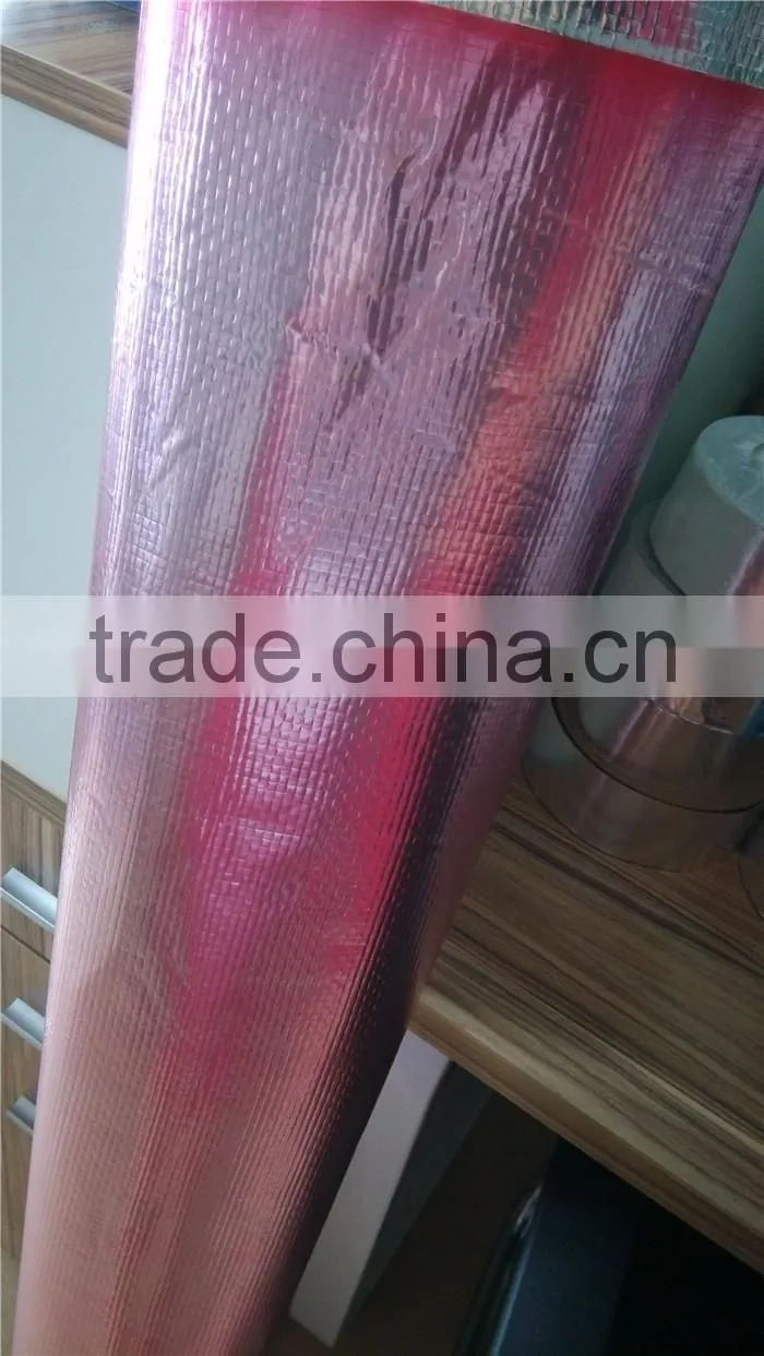 aluminum foil woven fabric, high quality aluminum tarpaulin, cheap polyethylene canvas