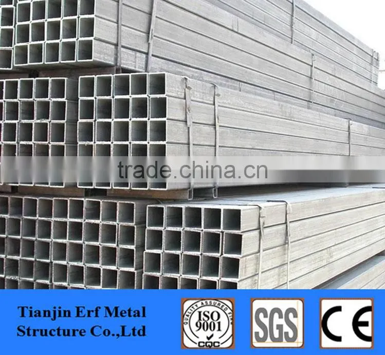 Carbon square steel pipe ERW hollow section square tube