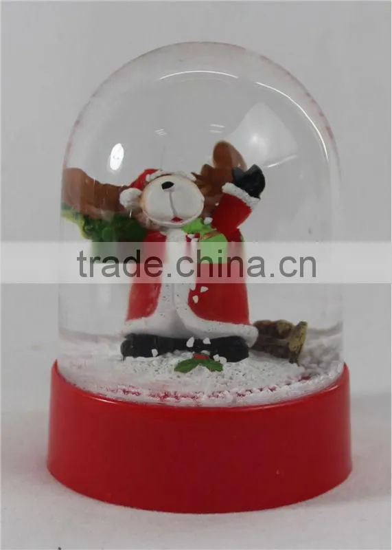 Snowman snow globe, acrylic snowman snow globe