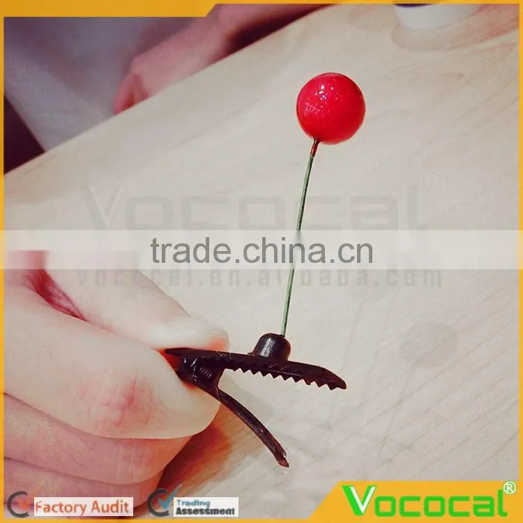6 Pcs Plastic Cherry Hair Pin Accessory Clip Hairpin for Kid Girl Women
