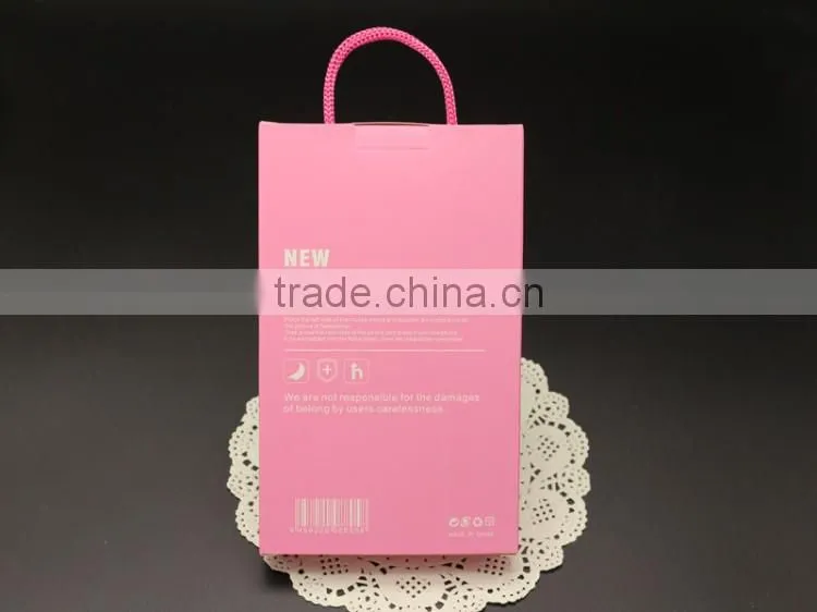 Paper packaging box for Phone case with handle, gift packaging box