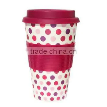 100% natural bamboo fiber coffee mug cup