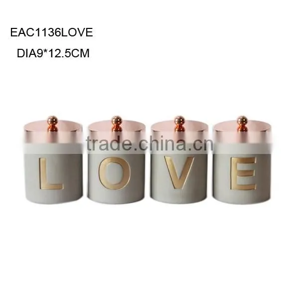 Unique candle jars for wedding centerpieces