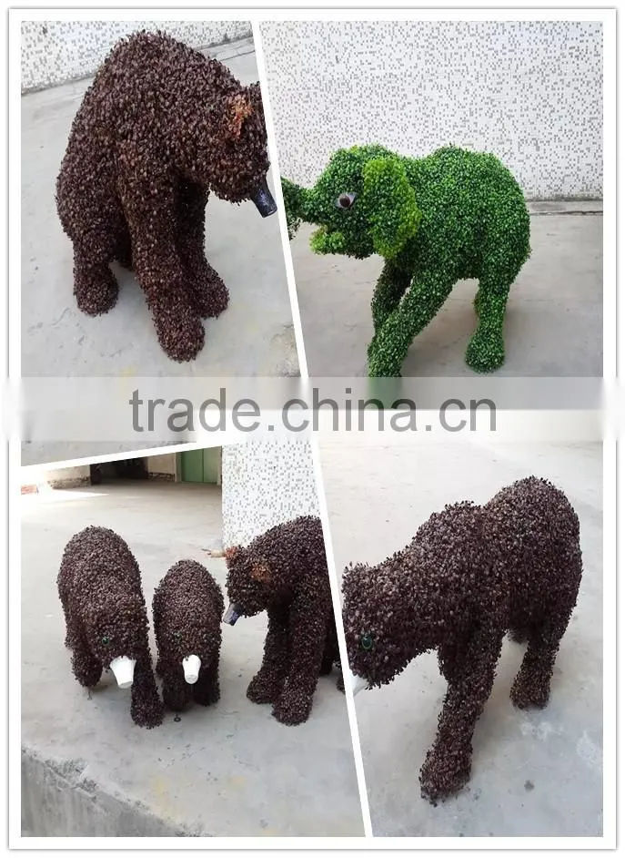 artificial decorative green sculpture simulation animal plant