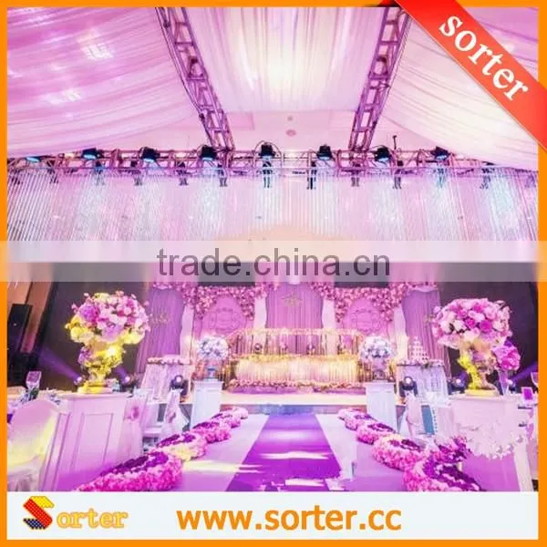 K9 crystal Clear Hanging Bead Garland for Wedding Decorations