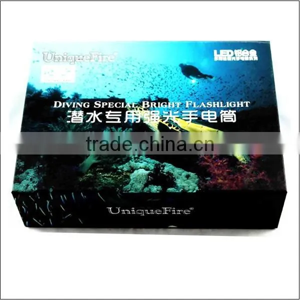 High quality diving slide switch flashlight