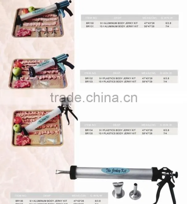 9# manual aluminum body jerky kit / jerky gun