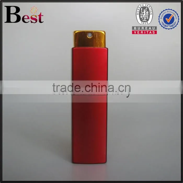 10ml 20ml 35ml cosmetic atomizer perfume spray bottle red color perfume spray bottle square glass spray perfume bottle 20ml