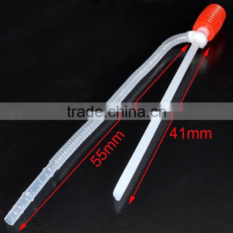 Outdoor Motorcycle Emergency Tool Plastic Manual Pumping Oil Tube Suction Pipe
