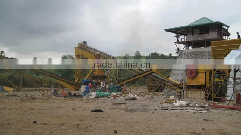Hot Selling High Quality Low Cost 100T/H River Rock Crushing Plant for Philippines