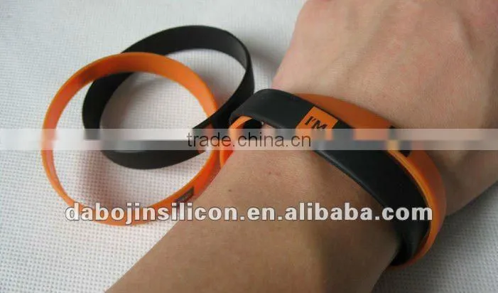Bar code silicone wrist bands