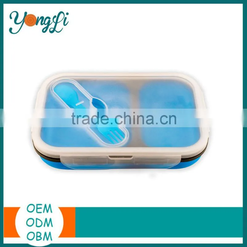 Japanese Silicone Divided Plastic Food Container