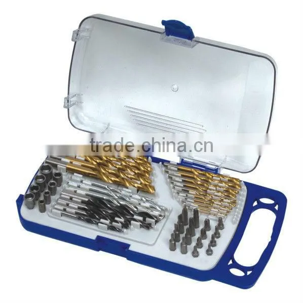 47pcs innovative combination drill bit set in plastic case