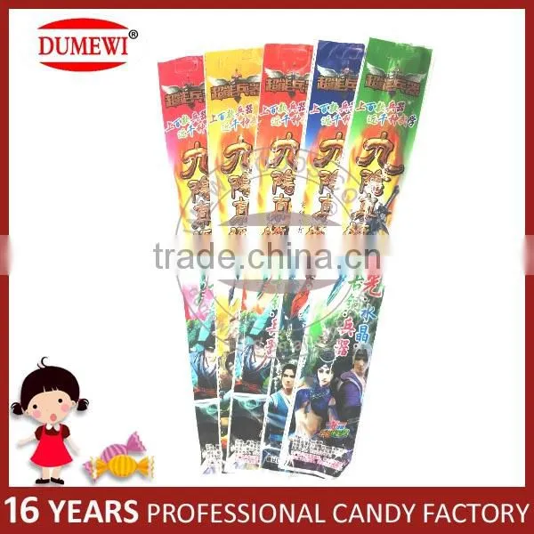 Children Game Tattoo Paper with Plastic Toy Candy Swords