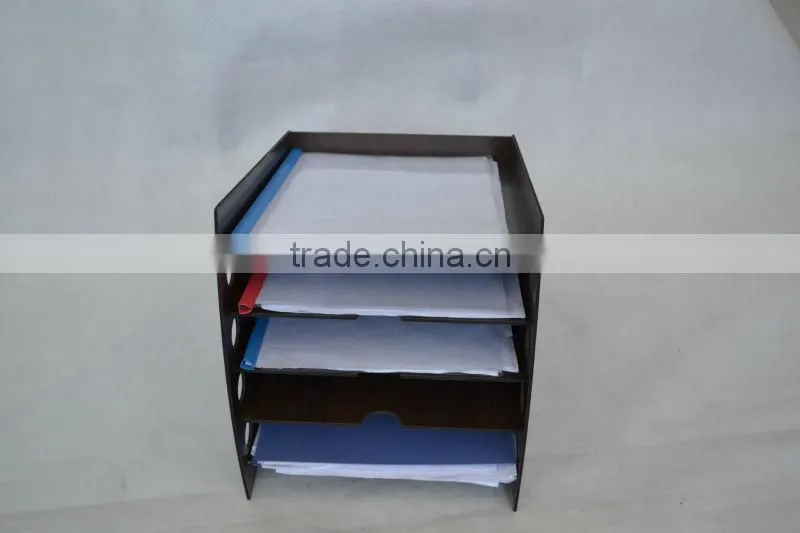 wooden office product stationery case