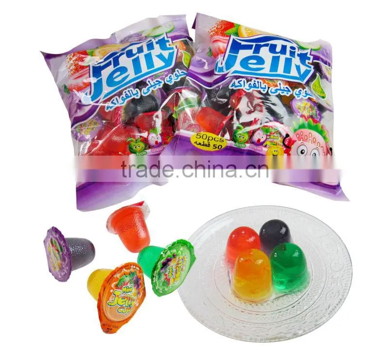 mini fruit jelly cup