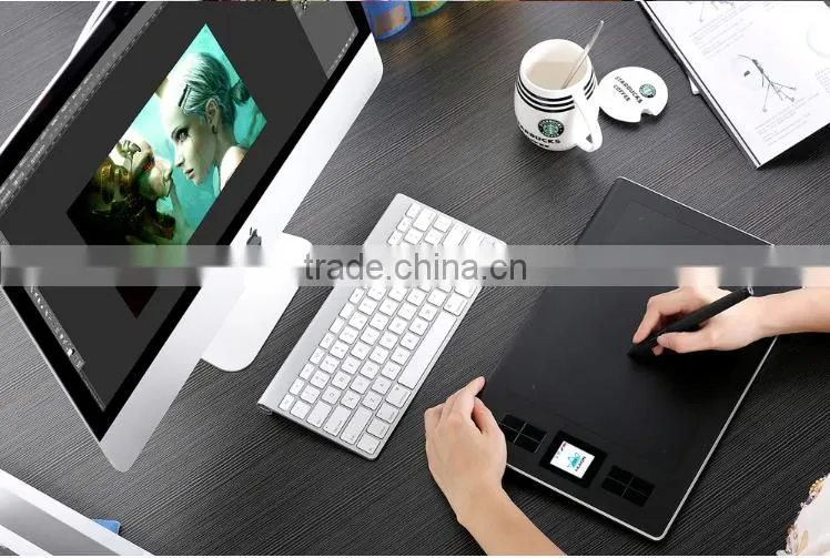 Huion DWH69 9 * 6 Inch LCD Monitor Signature Pad Drawing Tablet Educational Graphic Tablet for Kids