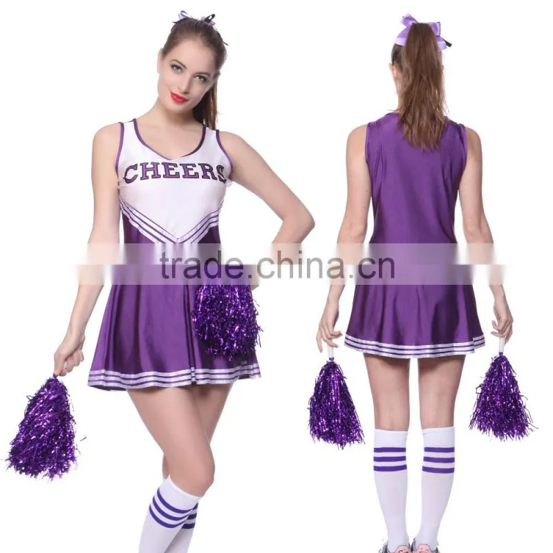 Professional sublimation cheerleading uniforms cheep school team design /hot sexy school dance wear