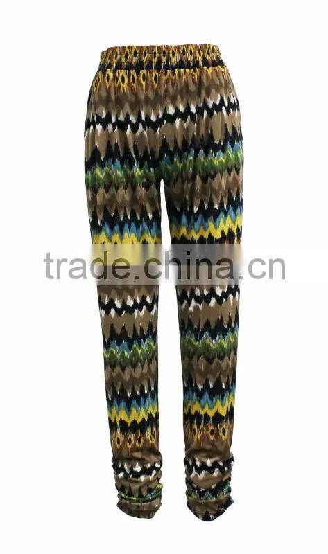 Hot sale fashion design best price high quality ladies slim fit new style harem pants