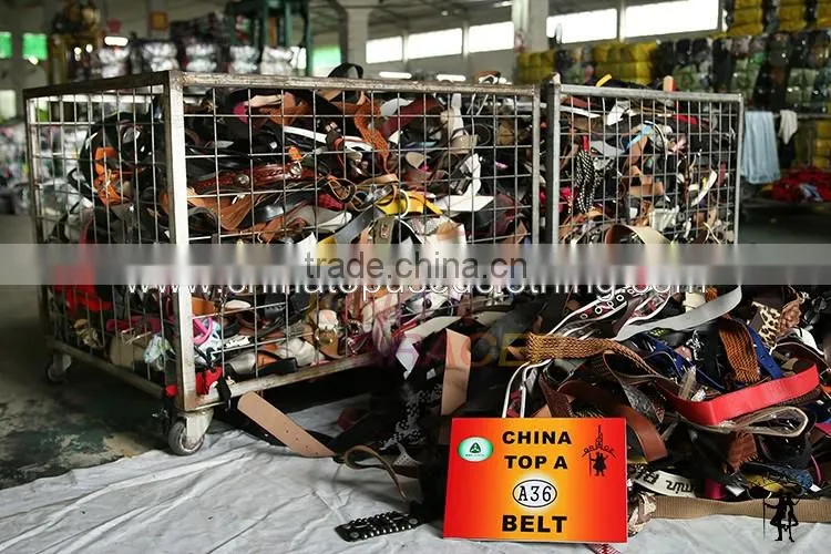 Gracer Wholesale Buyers Blanks Fashion Unisex Second Hand Used Leather Belt Men