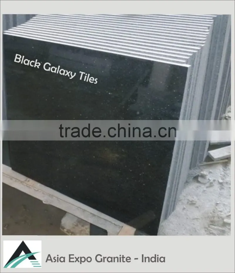 Granite Tiles Black Galaxy