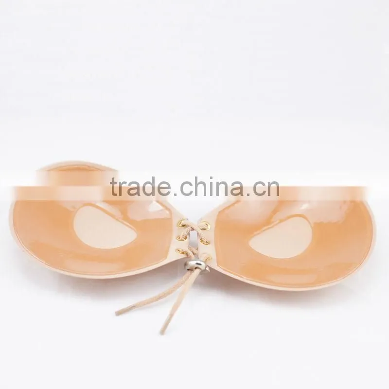 New design fashionable ladies hot sexy braza adhesive bra