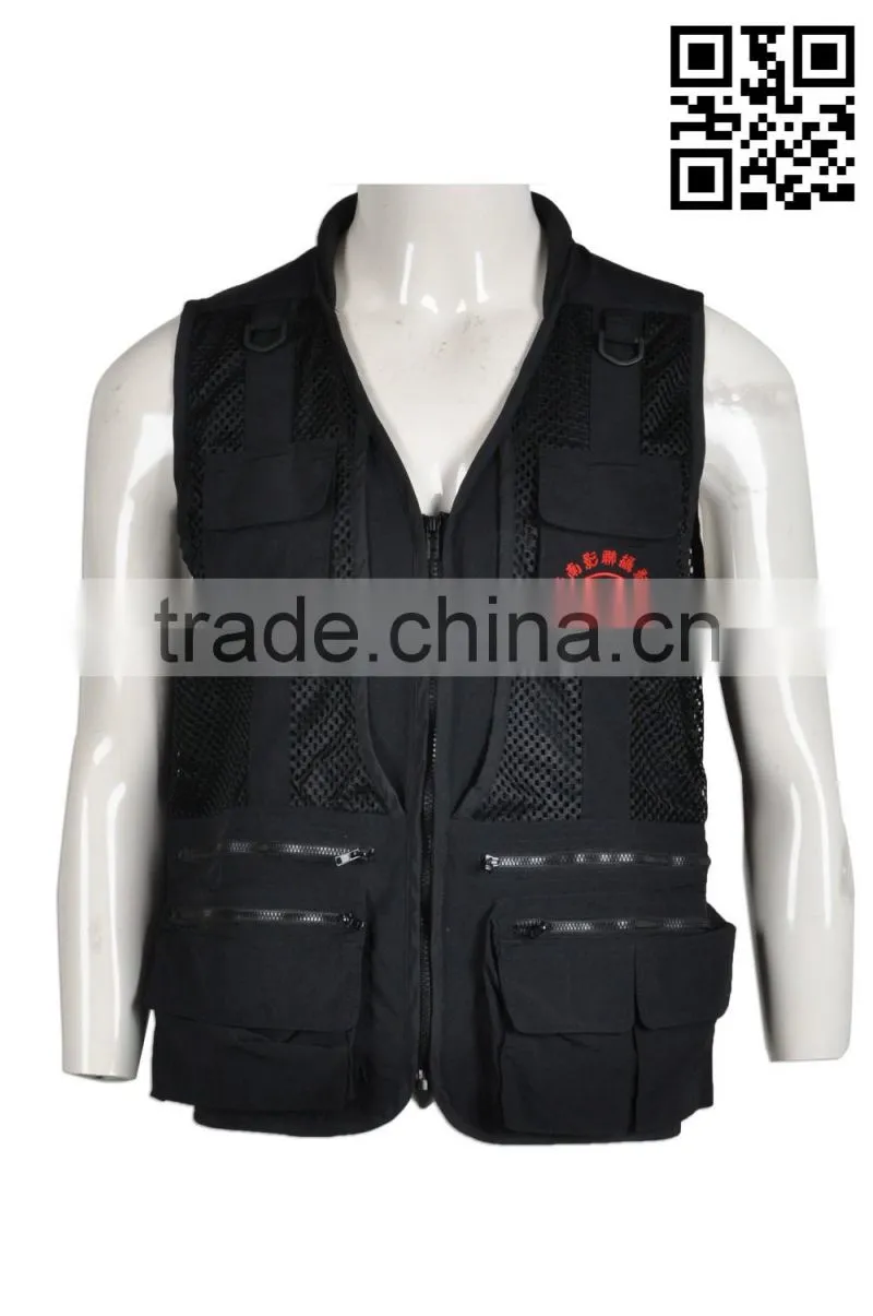 2016 wholesale high quality CVC cotton work vests