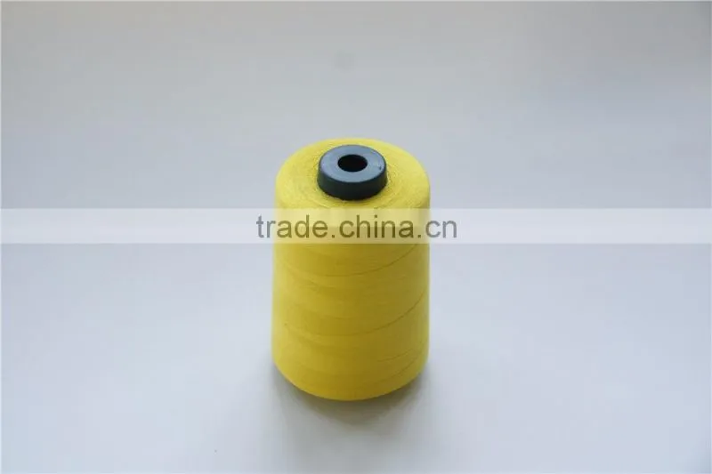Aramid sewing thread use meta-aramid fiber yarn for colorful China sewing thread