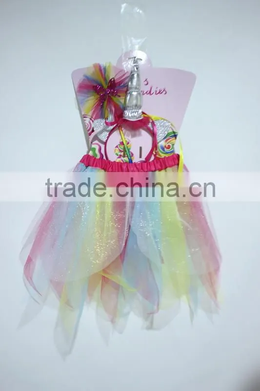 Factory custom Wholesale lace cotton garment handmake tutu skirt girls