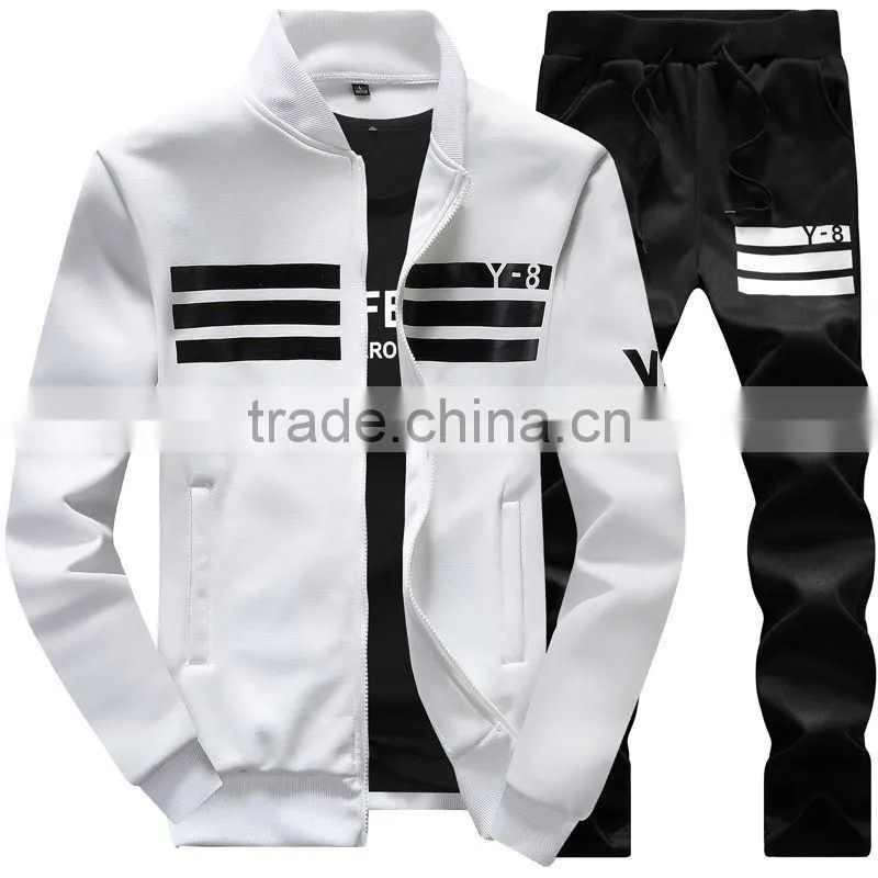 Winter Mens Sport Suits Activewear Wholesale Athletic Apparel Manufacturers Long Sleeve Jacket