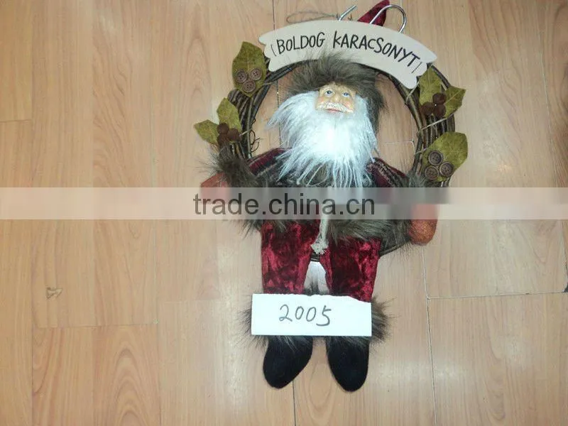 Lovely plush christmas handmade snowman toys