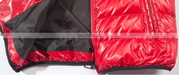 nylon shell children winter outdoor jacket 90% duck down fill