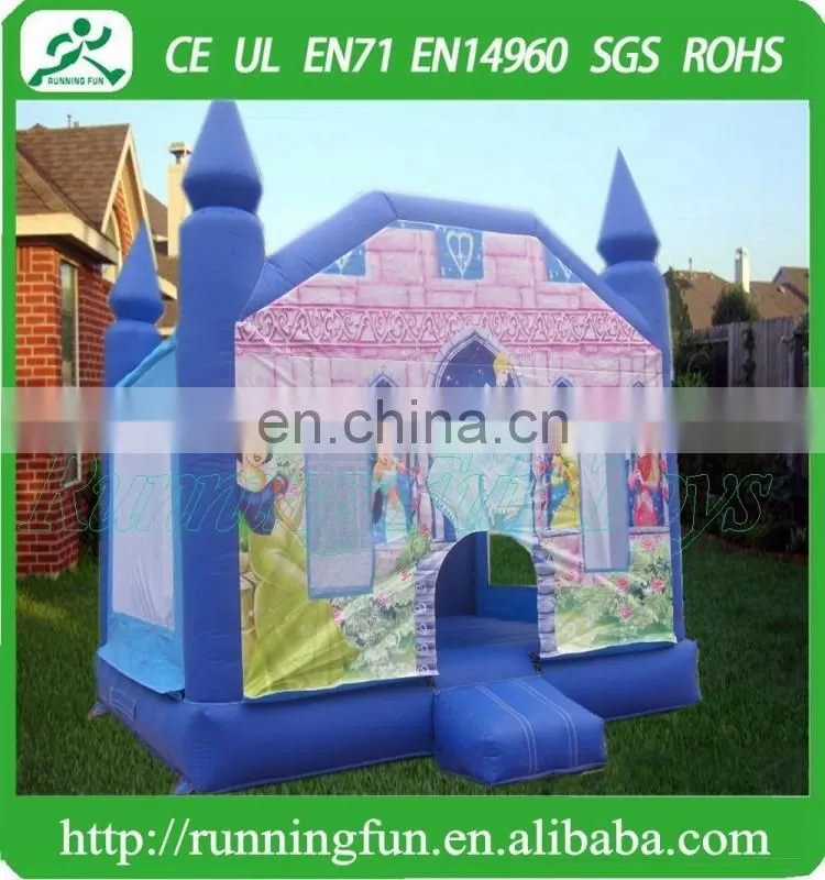 Frozen inflatable large jump, inflatable large bounce house