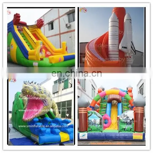 Attractive inflatable bear slide,large dry slide,inflatable double lane slip slide for sale