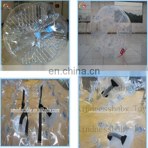 High Quality Grass Body Zorbing Ball ,kids body zorb , body bumper ball