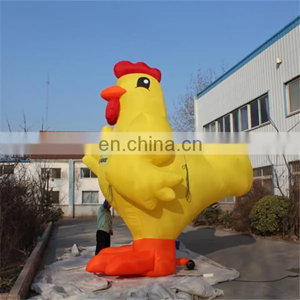Giant inflatable chicken for Park Decoration