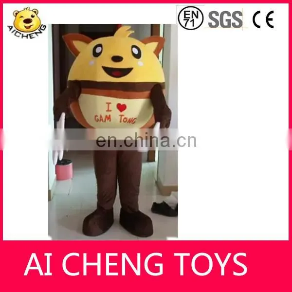 Factory directly sale Lovely mascot costume for advisting Human costume
