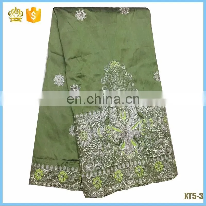 2016 Fashionable sequins george fabric/African george lace/african raw silk george lace fabric A16022307