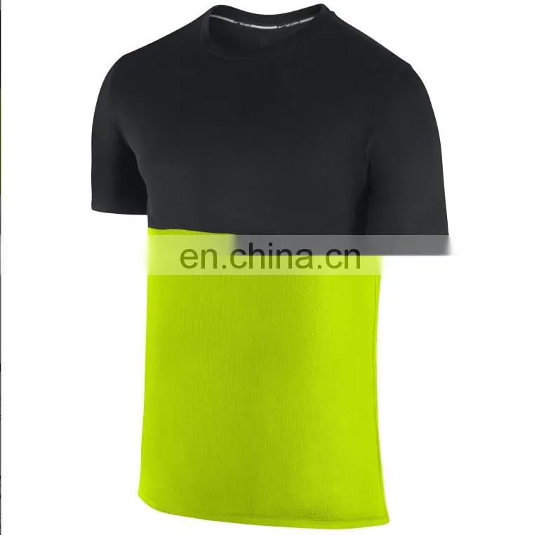 Yihao Trade Assurance 2015 TOP Quality Casual wholesale t-shirts distrbutor Summer t-shirt contrast color cotton men t-shirt