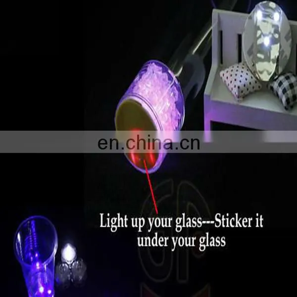 Glovion cool coaster for party led sticker coaster Led flashing coasters