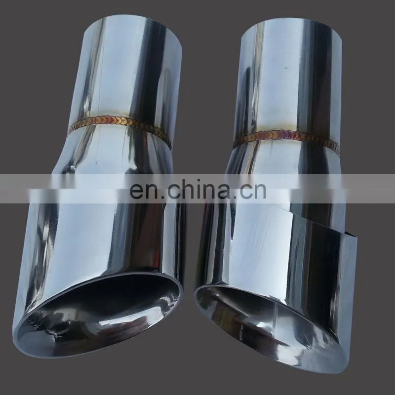Stainless Steel Brushed Finish Dual Exhaust Tips