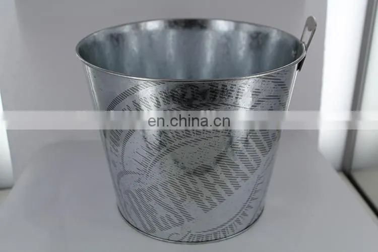 Wholesale cheap large metal ice bucket with bottle opener